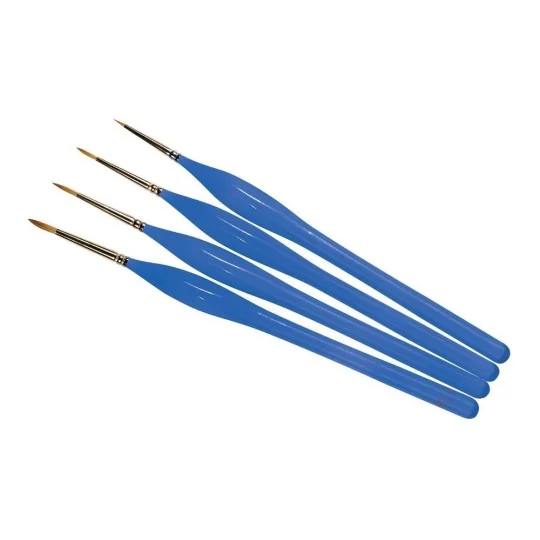 Detail Sable Brush Pack Sizes 00, 0, 1, 2 - Humbrol AG4304