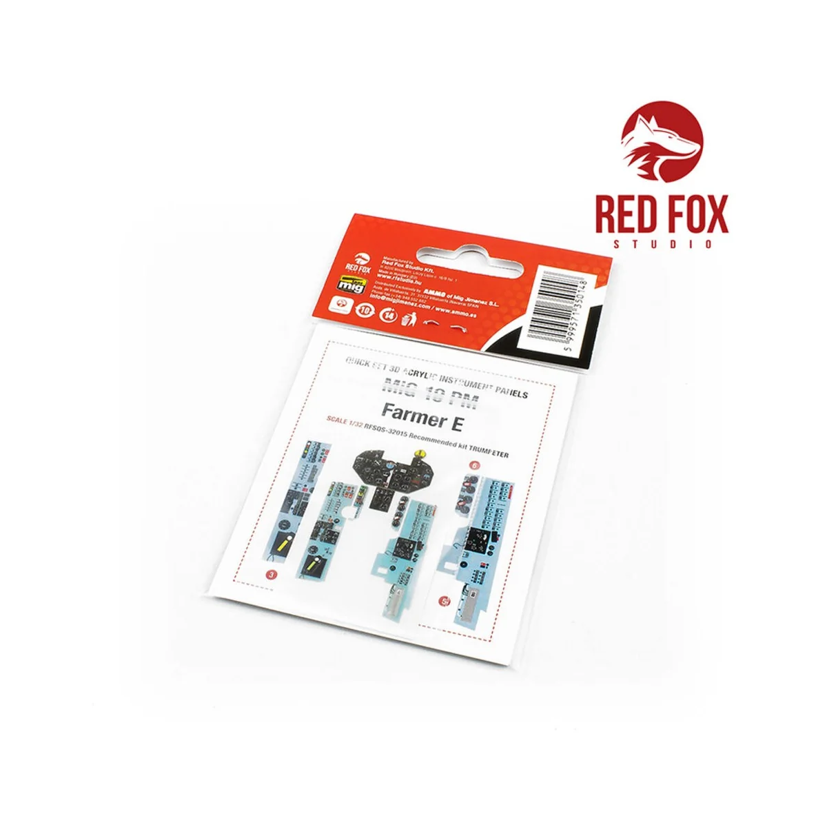 1/32 MiG-19 PM Farmer E (for Trumpeter kit) - Red Fox Studio RFSQS-...