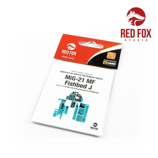 1/32 MiG-21MF Fishbed-J (for Trumpeter kit) - Red Fox Studio RFSQS-...