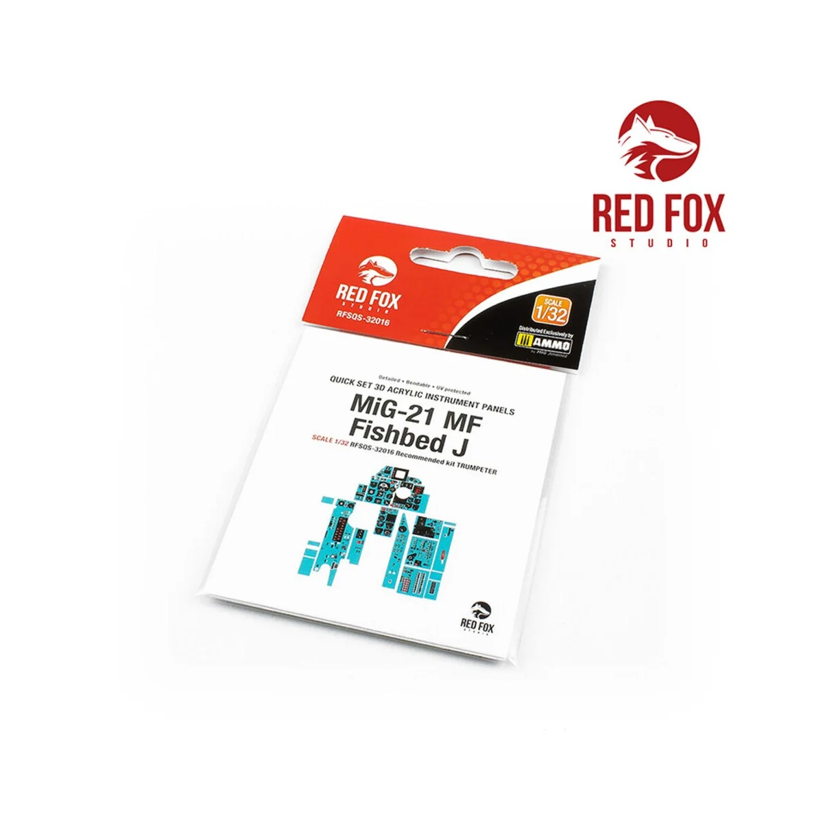 1/32 MiG-21MF Fishbed-J (for Trumpeter kit), 1/32 - Red Fox Studio ...