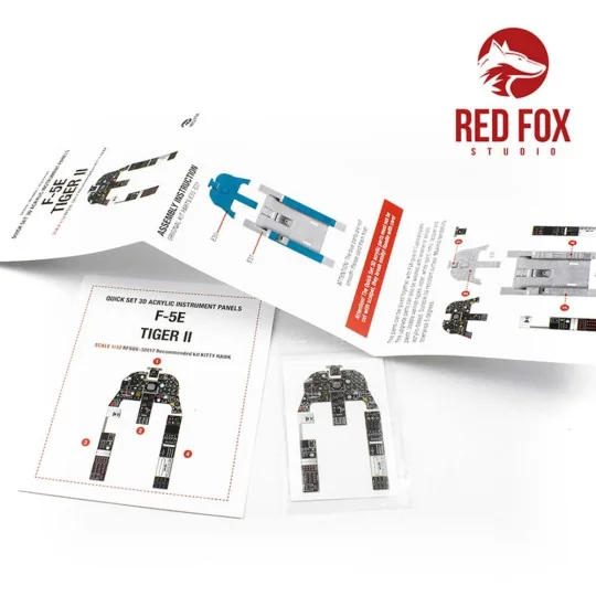 1/32 F-5E Tiger II (for Kitty Hawk kit), 1/32 - Red Fox Studio RFSQ...