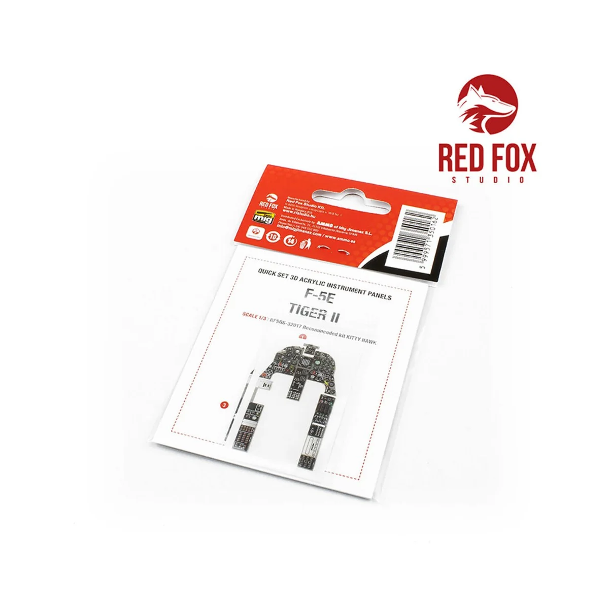 1/32 F-5E Tiger II (for Kitty Hawk kit), 1/32 - Red Fox Studio RFSQ...