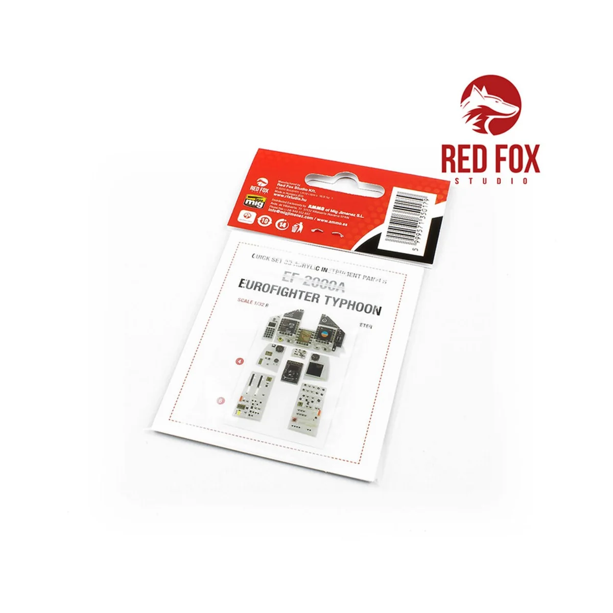 1/32 EF-2000A Eurofighter Typhoon (for Trumpeter kit), 1/32 - Red F...