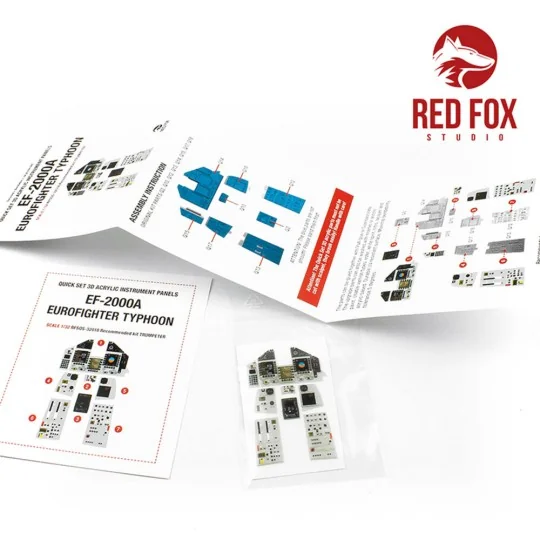 1/32 EF-2000A Eurofighter Typhoon (for Trumpeter kit), 1/32 - Red F...