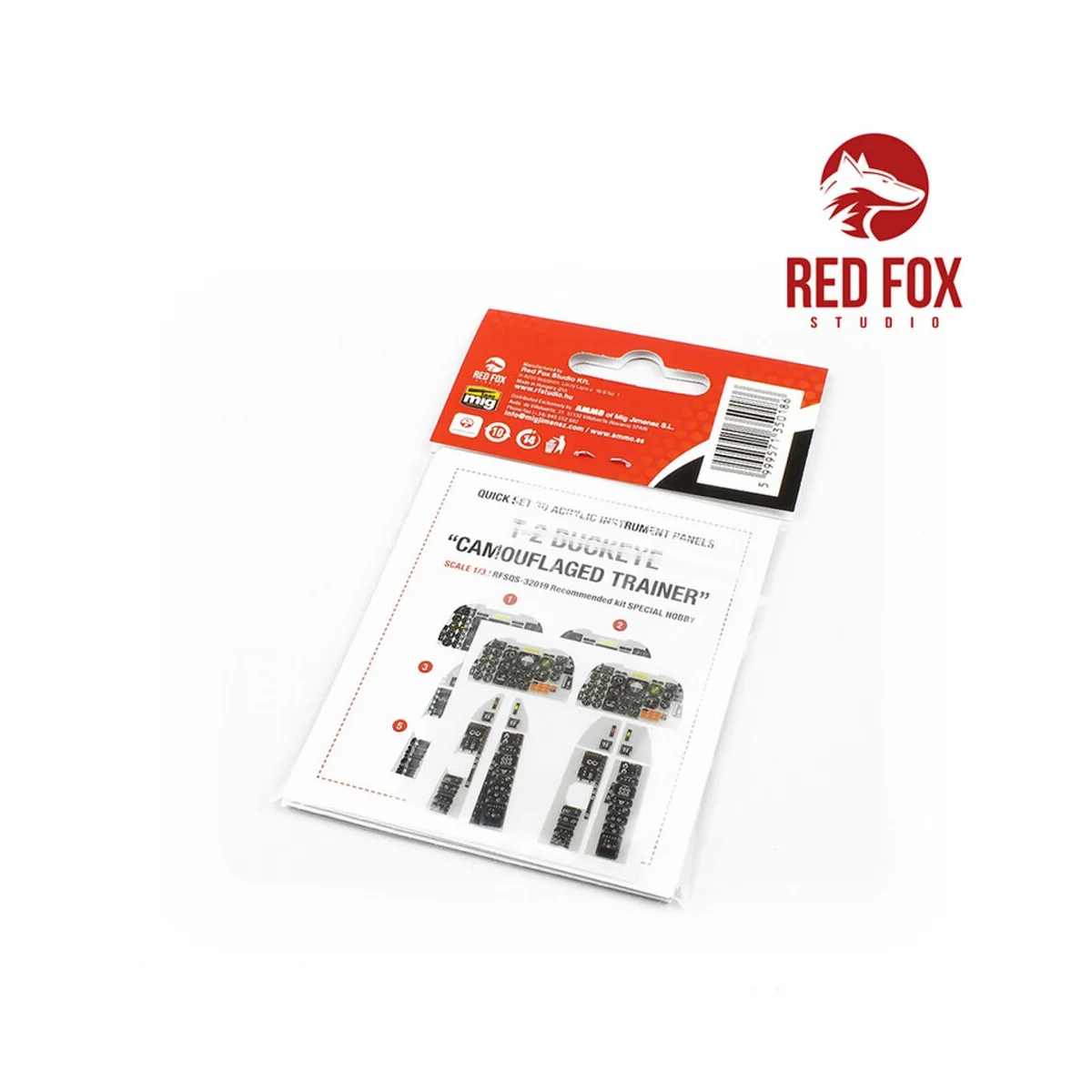 1/32 T-2 Buckeye Camouflaged Trainer (for Special Hobby kit) - Red ...