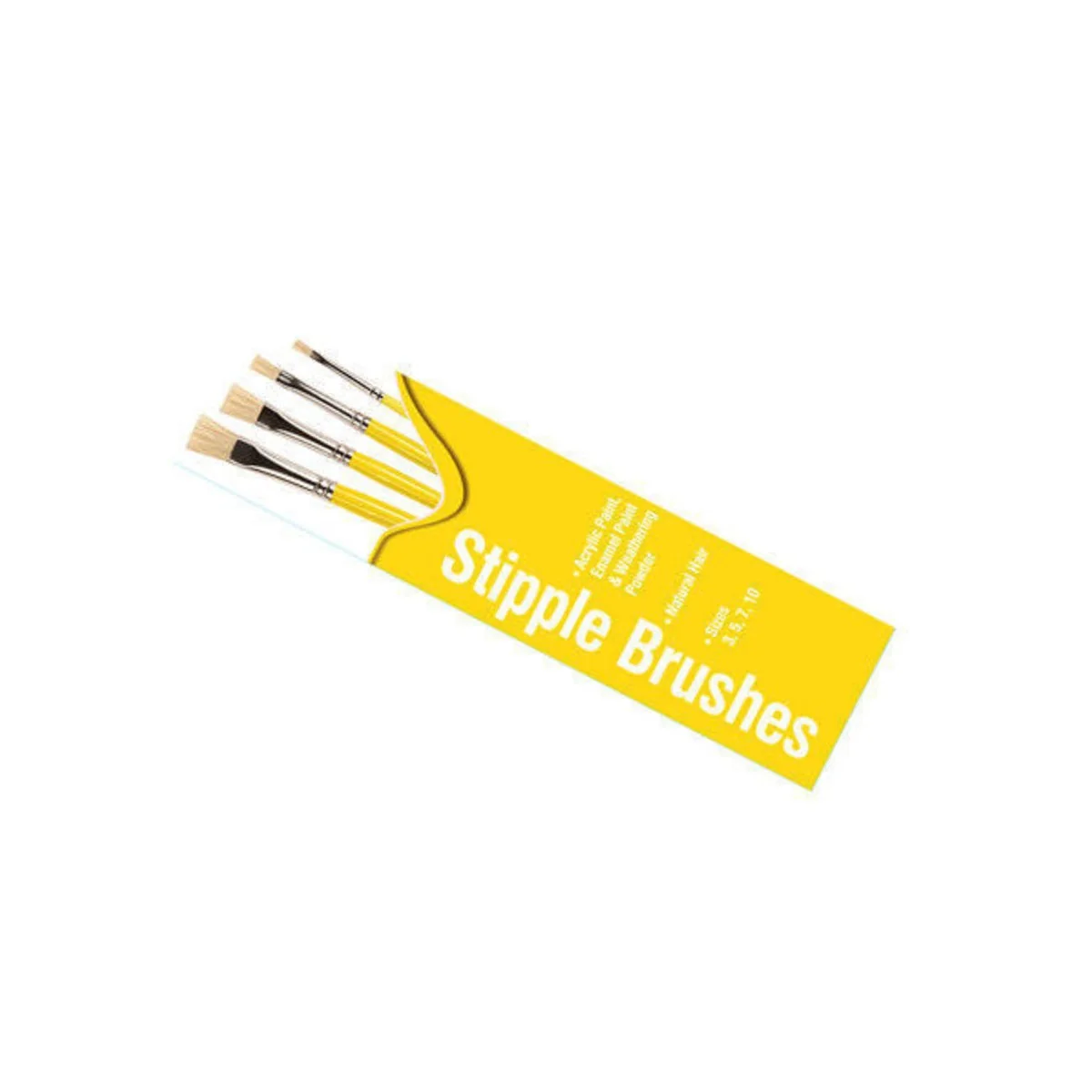 Pinsel Set-Stipple 3, 5, 7, 10 - Humbrol AG4306