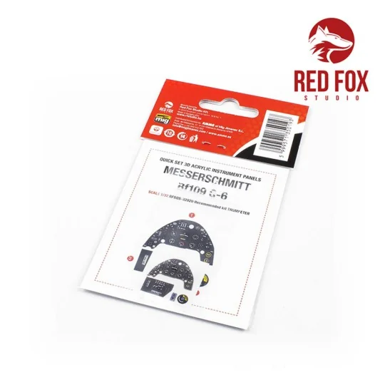 1/32 Messerschmitt Bf 109G-6 (for Trumpeter kit) - Red Fox Studio R...