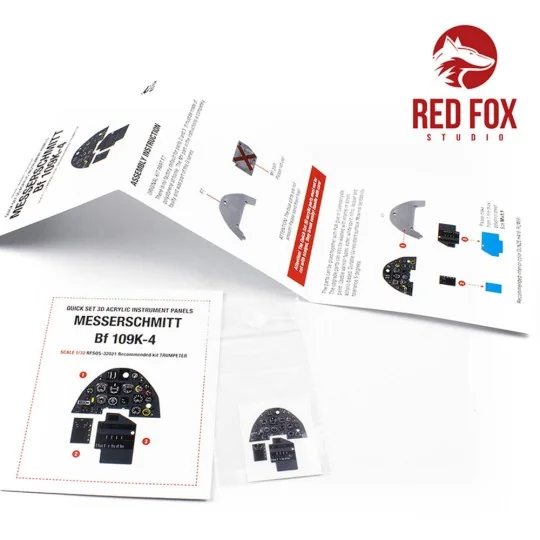 1/32 Messerschmitt Bf 109K-4 (for Trumpeter kit), 1/32 - Red Fox St...