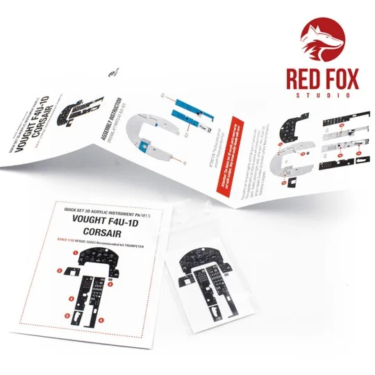 1/32 Vought F4U-1D Corsair (for Trumpeter kit), 1/32 - Red Fox Stud...