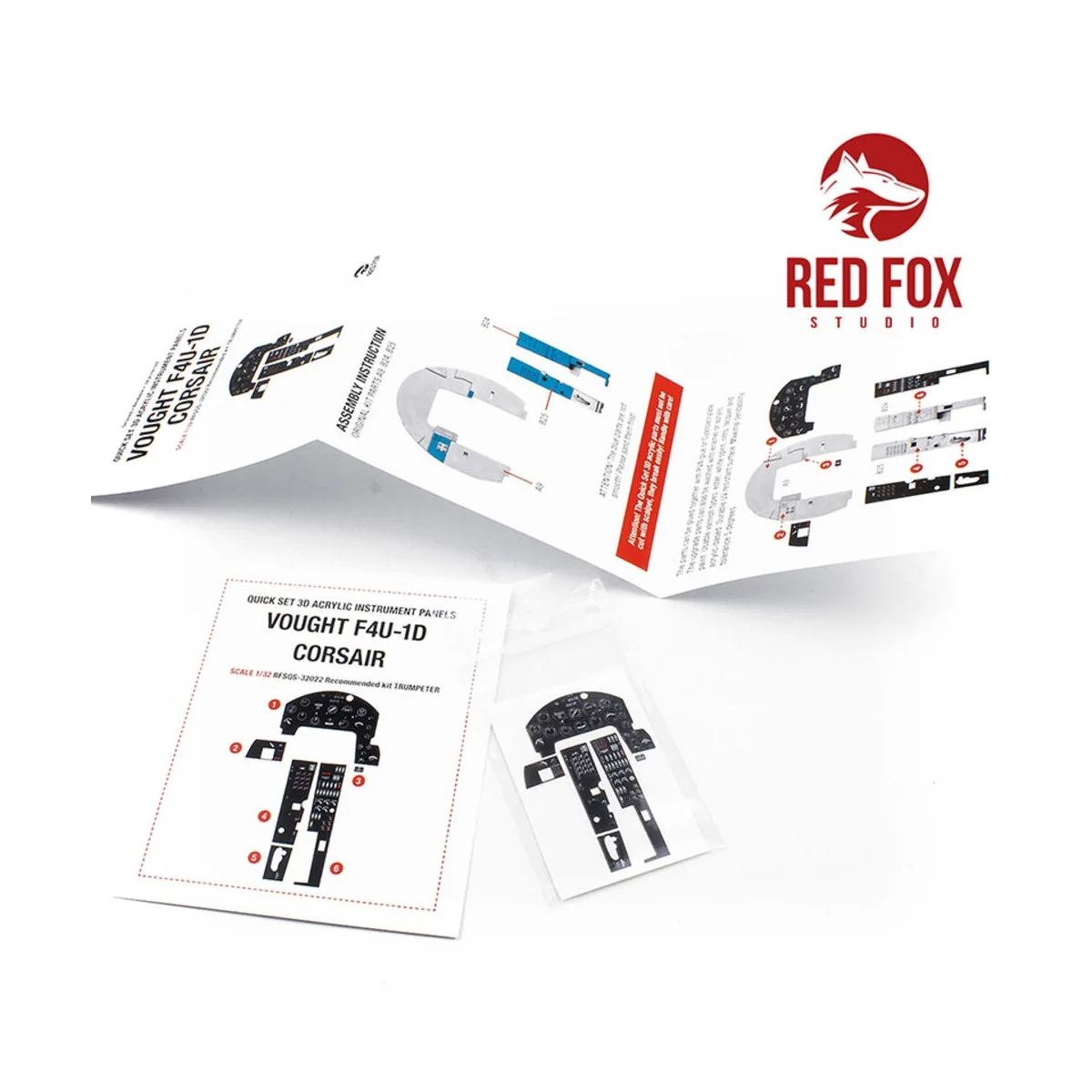 1/32 Vought F4U-1D Corsair (for Trumpeter kit) - Red Fox Studio RFS...