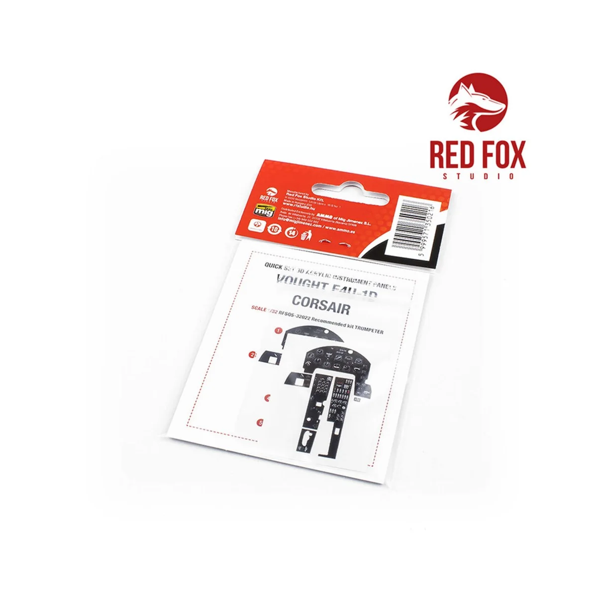 1/32 Vought F4U-1D Corsair (for Trumpeter kit), 1/32 - Red Fox Stud...