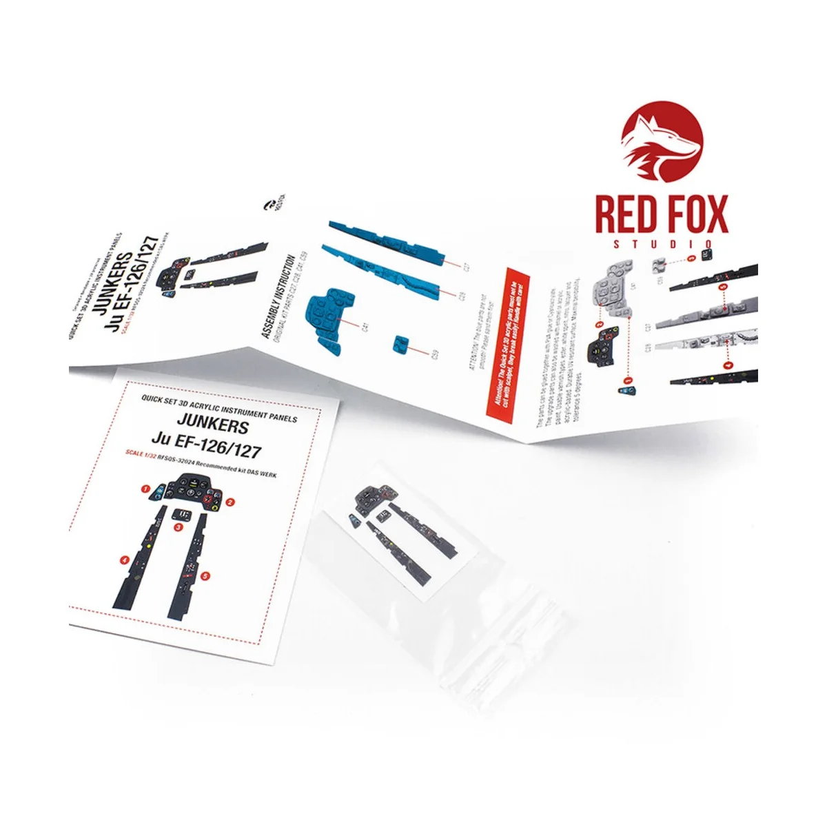 1/32 Junkers Ju EF-126/127 (for Das Werk kit) - Red Fox Studio RFSQ...