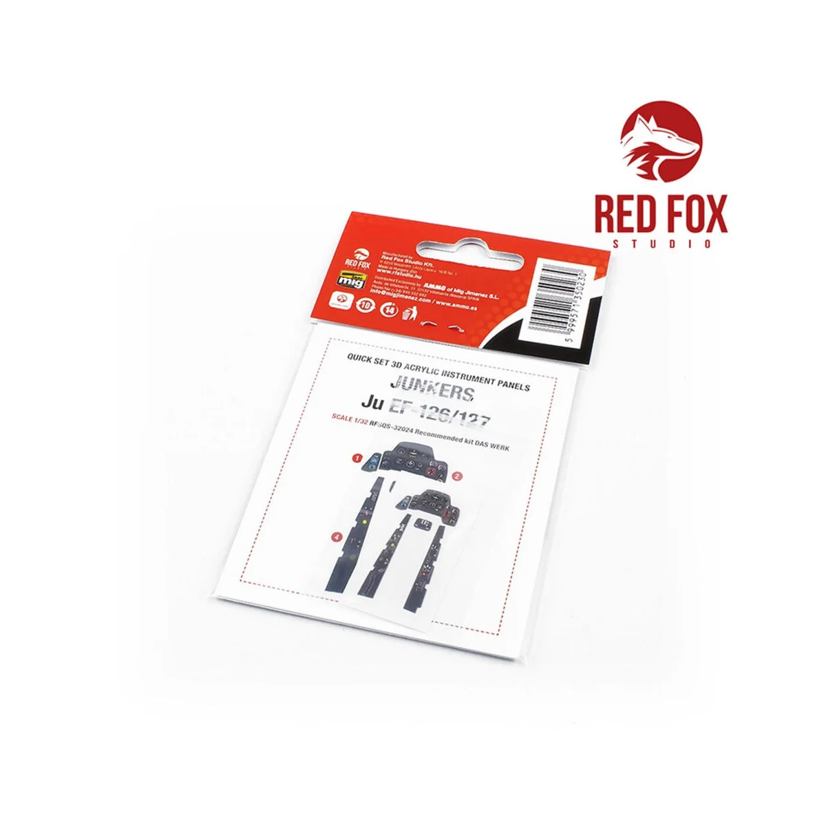 1/32 Junkers Ju EF-126/127 (for Das Werk kit), 1/32 - Red Fox Studi...