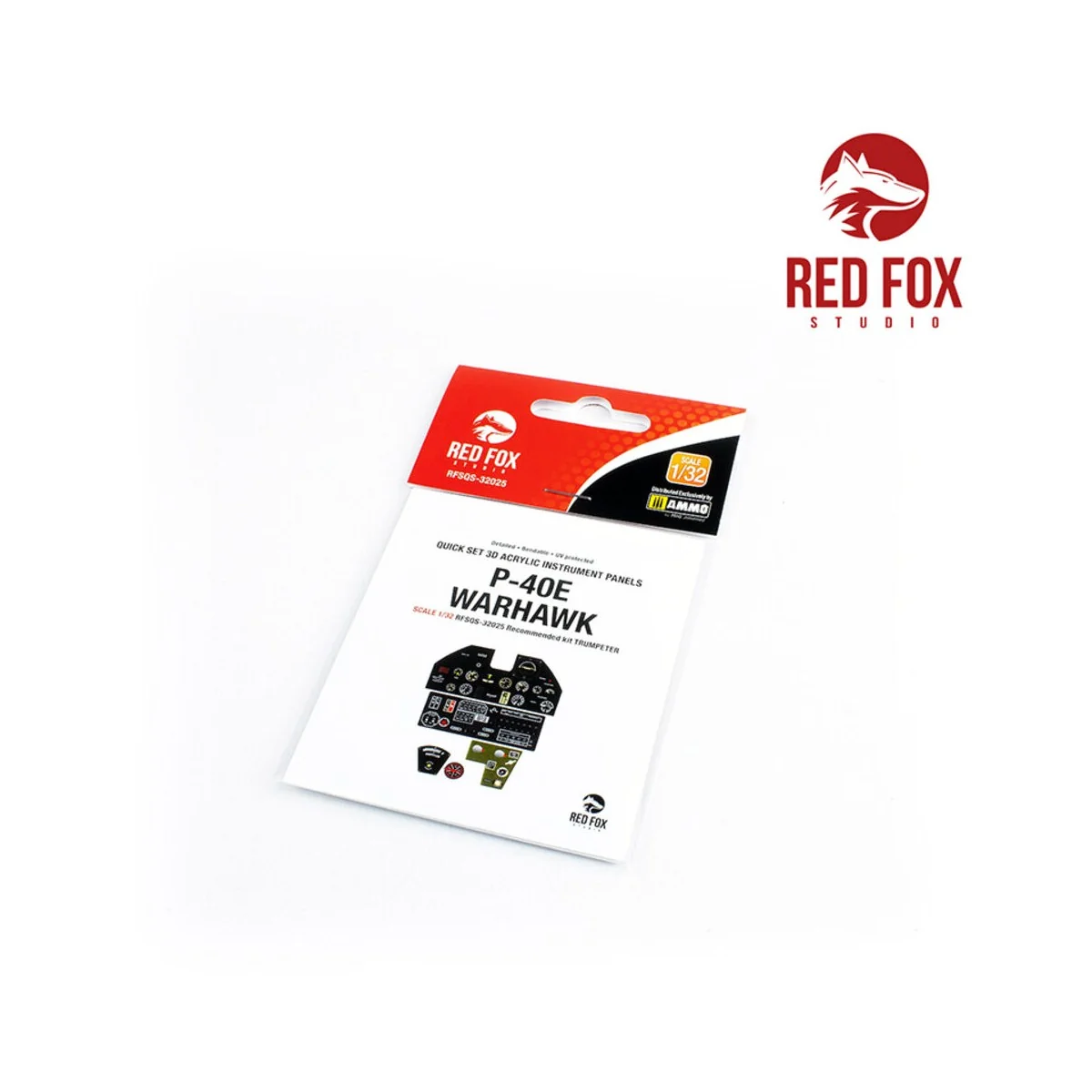 1/32 P-40E Warhawk (for Trumpeter kit) - Red Fox Studio RFSQS-32025