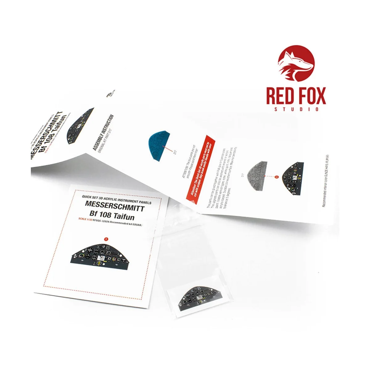 1/32 Messerschmitt Bf 108 Taifun (for Eduard kit) - Red Fox Studio ...