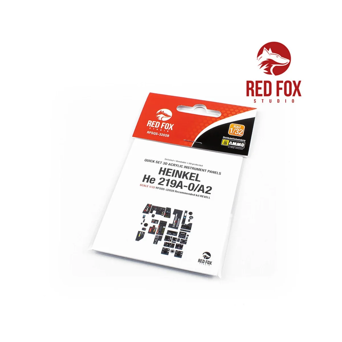 1/32 Heinkel He 219A-0/A2 (for Revell kit), 1/32 - Red Fox Studio R...