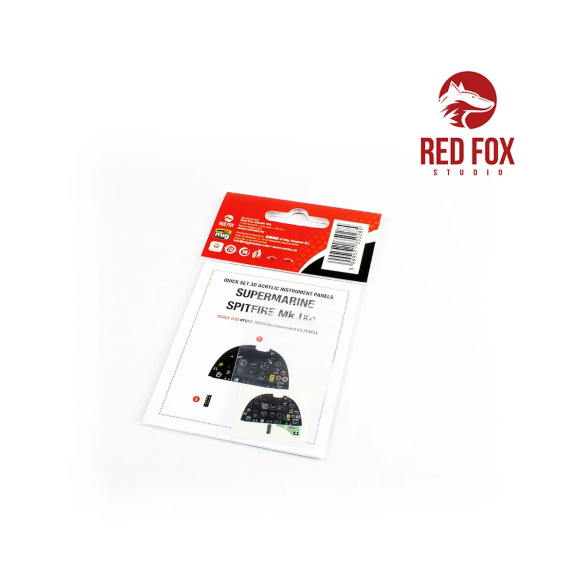 1/32 Supermarine Spitfire Mk.IXc (for Revell kit), 1/32 - Red Fox S...