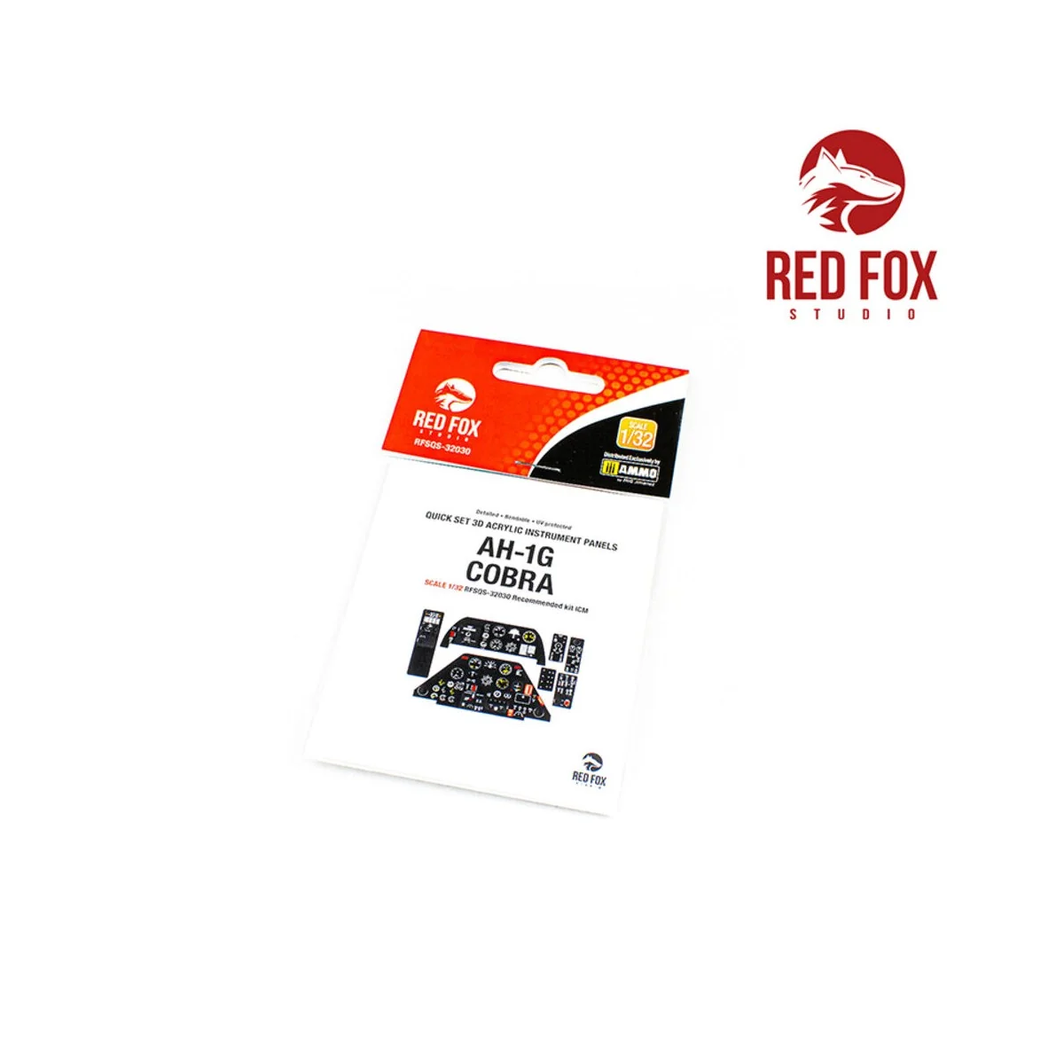 1/32 AH-1G Cobra (Early) (for ICM Kit) - Red Fox Studio RFSQS-32030