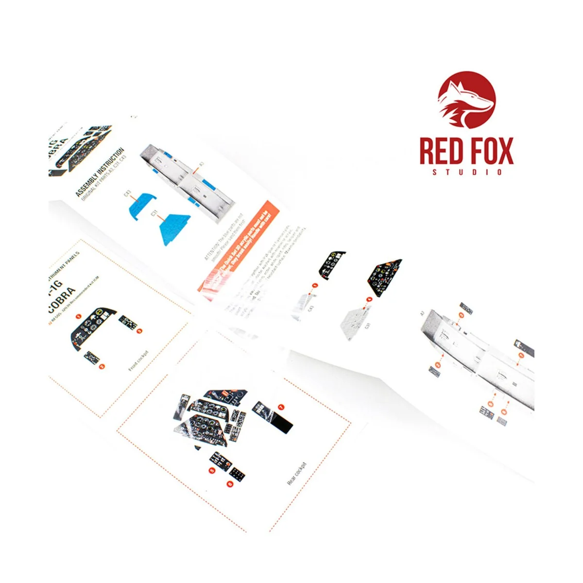 1/32 AH-1G Cobra (Early) (for ICM Kit), 1/32 - Red Fox Studio RFSQS...