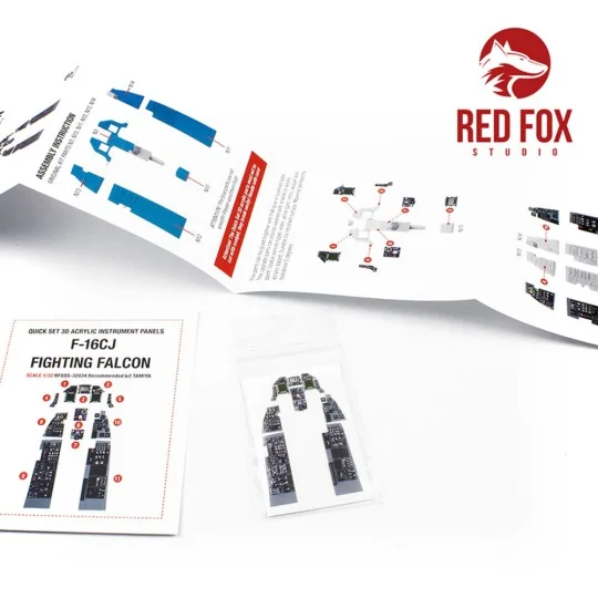 1/32 F-16CJ Fighting Falcon (for Tamiya kit), 1/32 - Red Fox Studio...