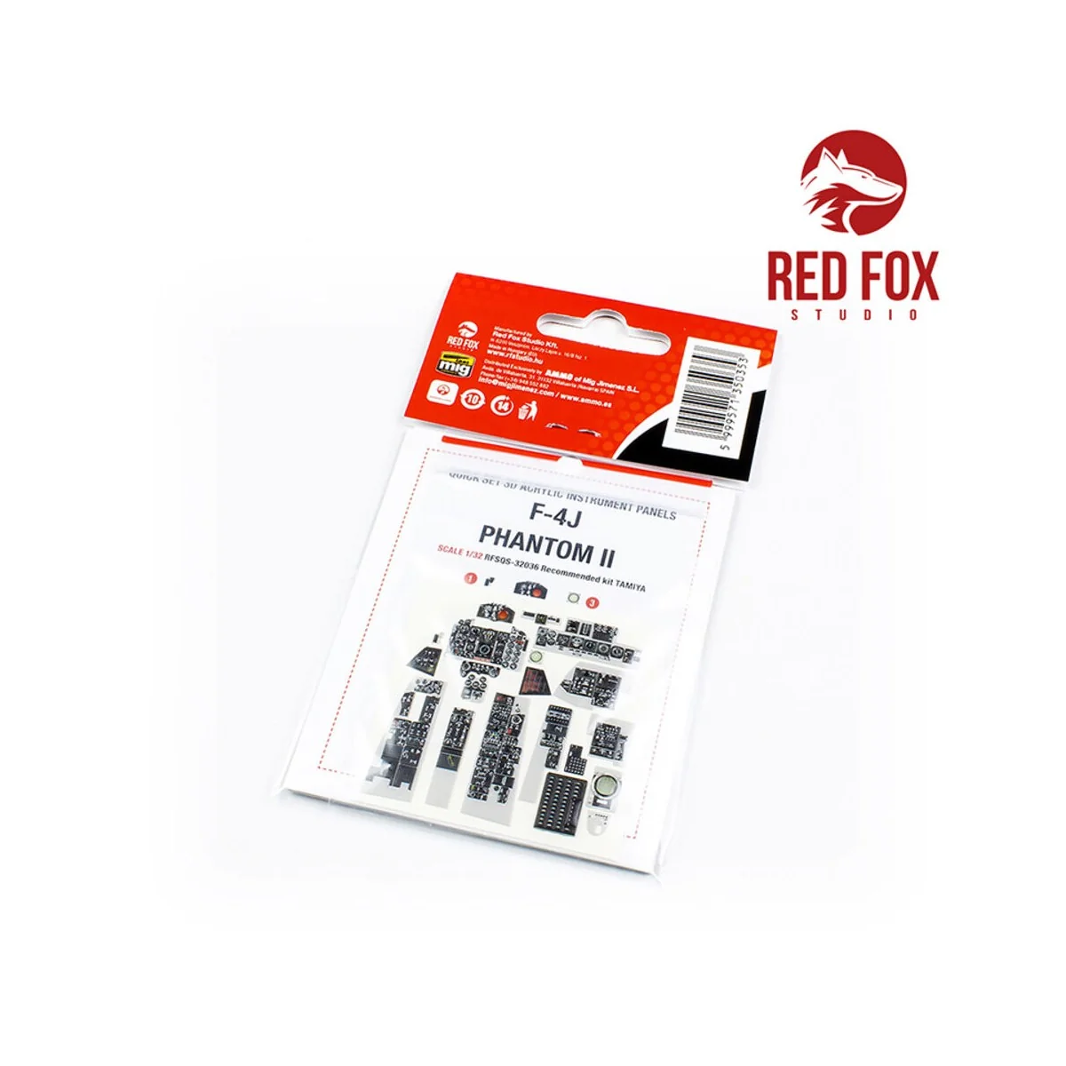 1/32 McDonnell DOUGLAS F-4J Phantom II (for Tamiya kit) - Red Fox S...