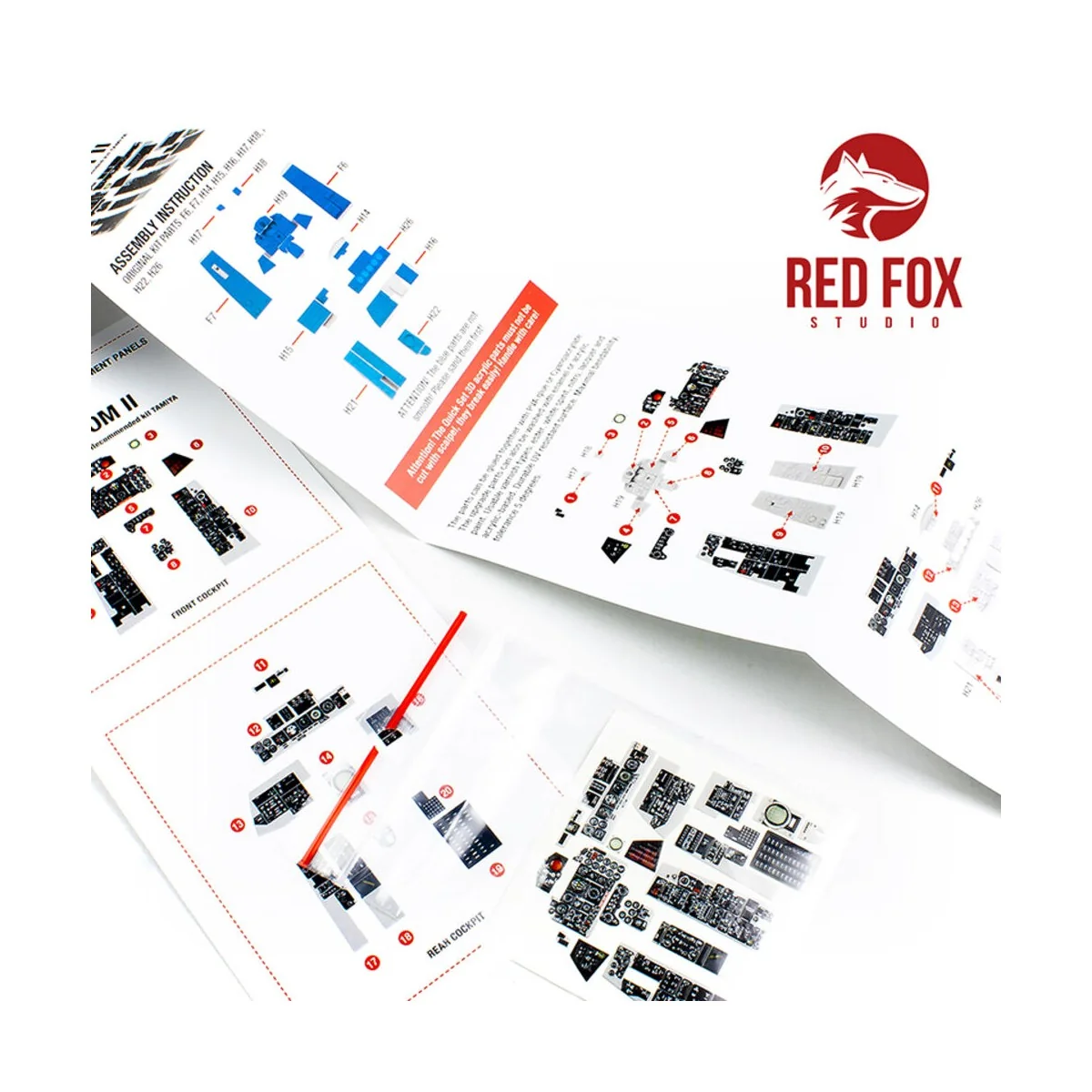 1/32 McDonnell DOUGLAS F-4J Phantom II (for Tamiya kit), 1/32 - Red...