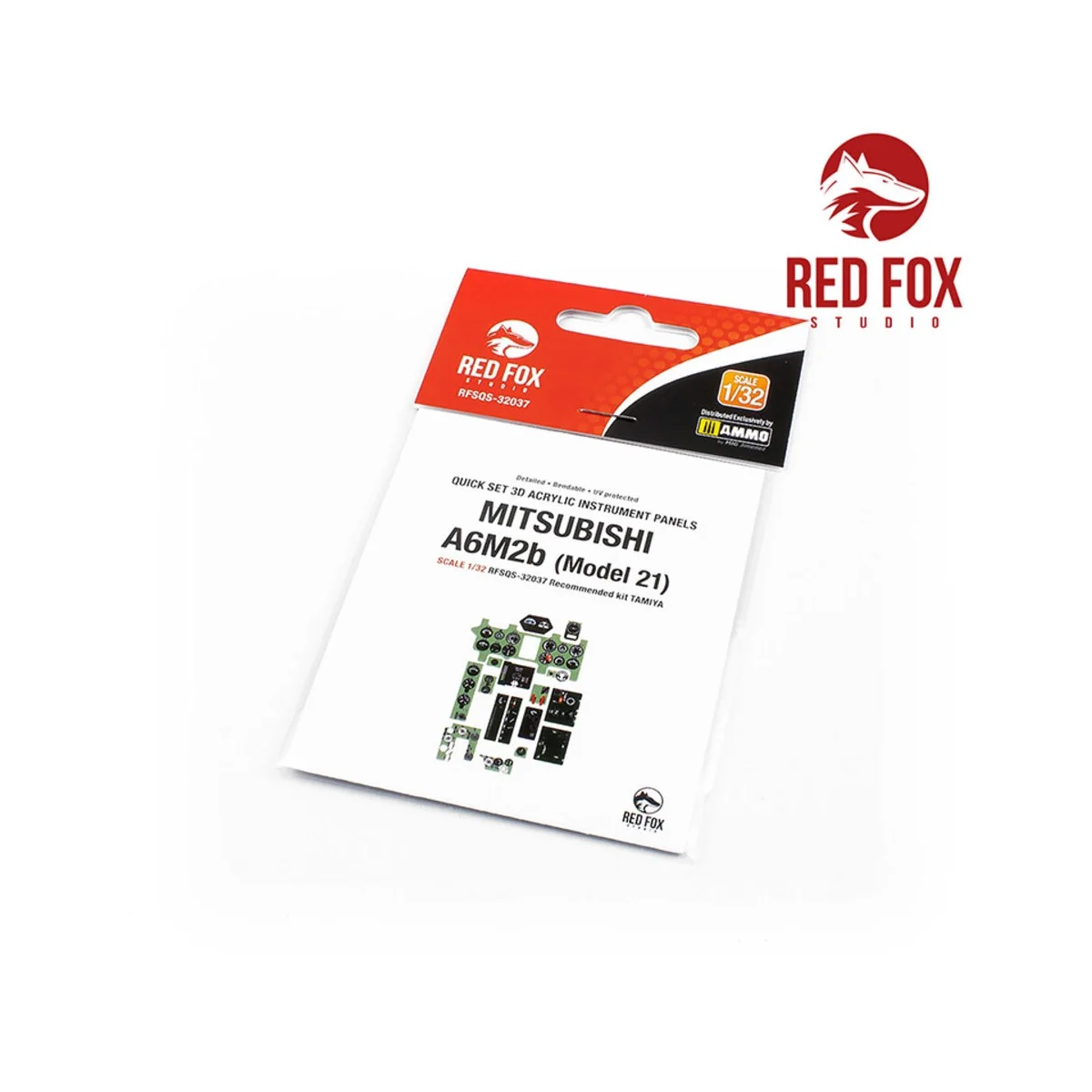 1/32 Mitsubishi A6M2b Zero Fighter (Model 21) (for Tamiya kit) - Re...