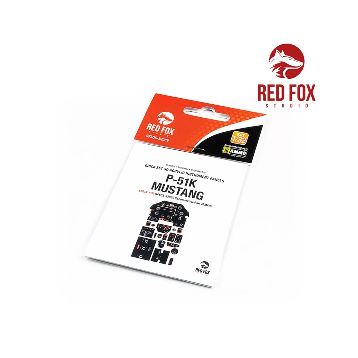 1/32 P-51K Mustang (for Tamiya kit), 1/32 - Red Fox Studio RFSQS-32039