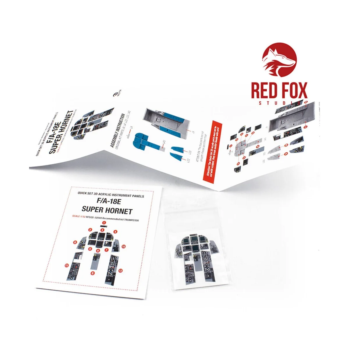1/32 F/A-18E Super Hornet (for Trumpeter kit), 1/32 - Red Fox Studi...