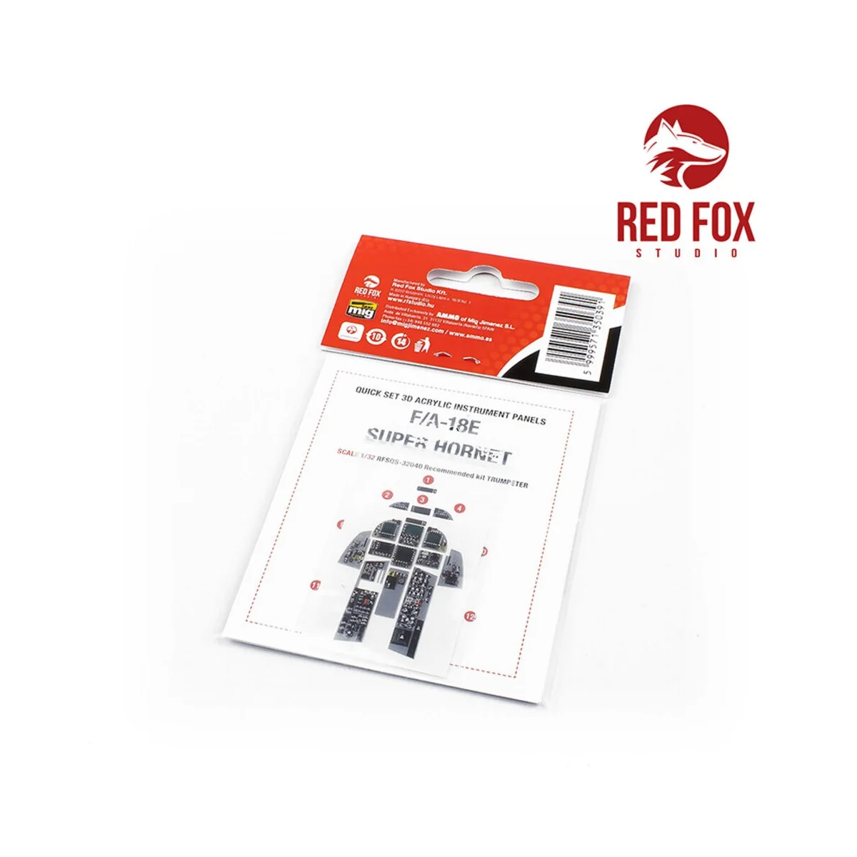 1/32 F/A-18E Super Hornet (for Trumpeter kit) - Red Fox Studio RFSQ...
