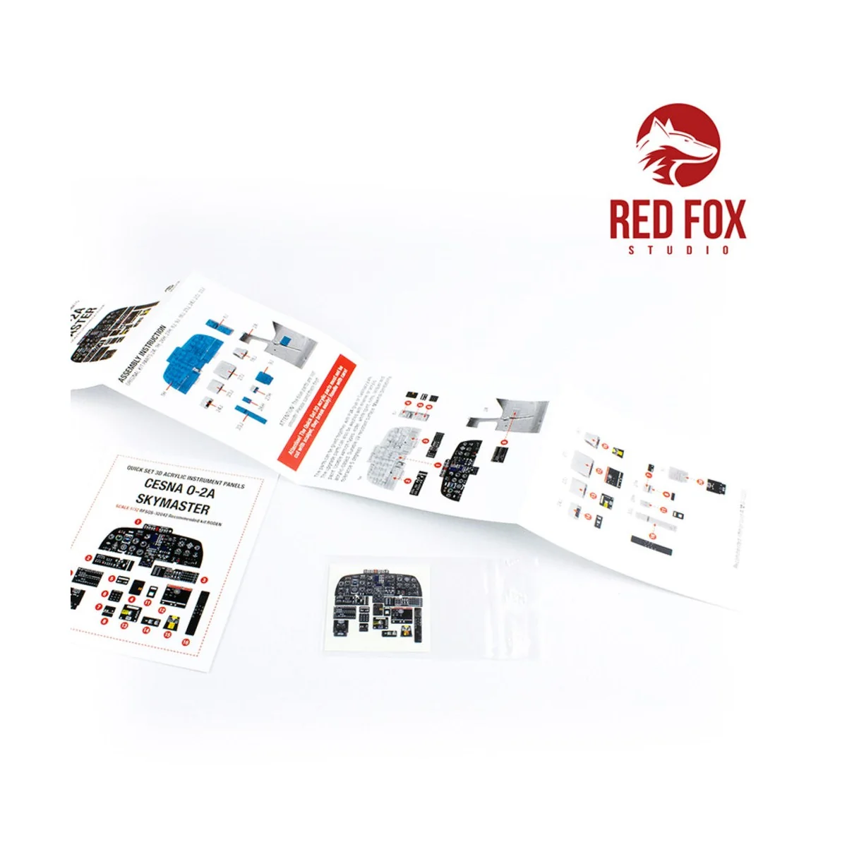 1/32 Cesna O-2A Skymaster (for Roden Kit) - Red Fox Studio RFSQS-32042