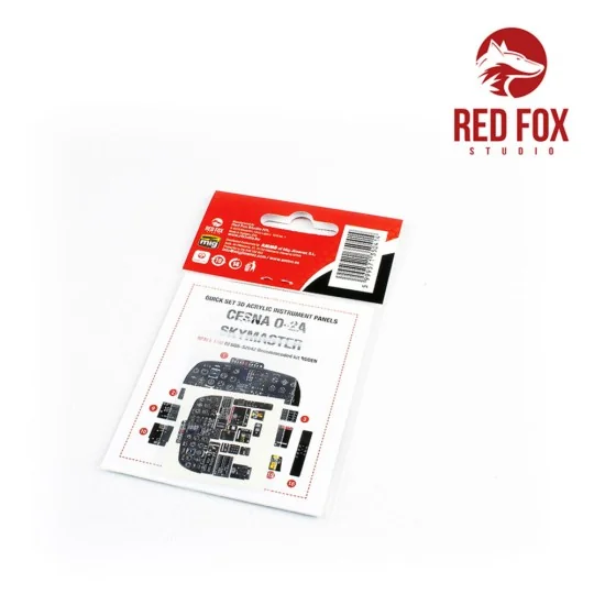 1/32 Cesna O-2A Skymaster (for Roden Kit) - Red Fox Studio RFSQS-32042