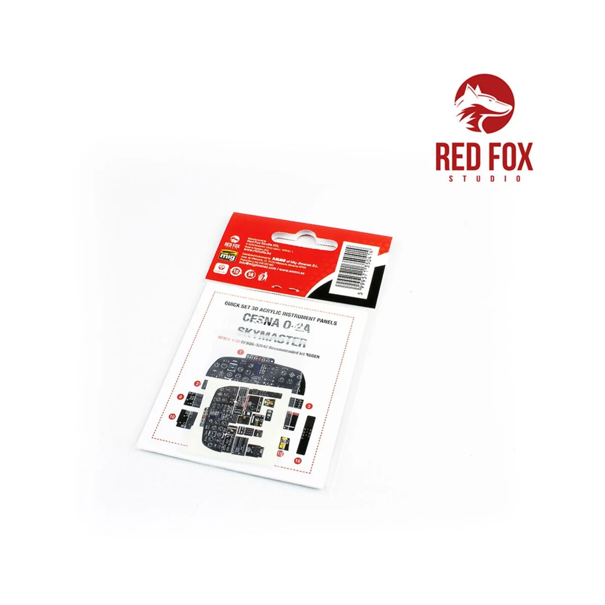 1/32 Cesna O-2A Skymaster (for Roden Kit) - Red Fox Studio RFSQS-32042