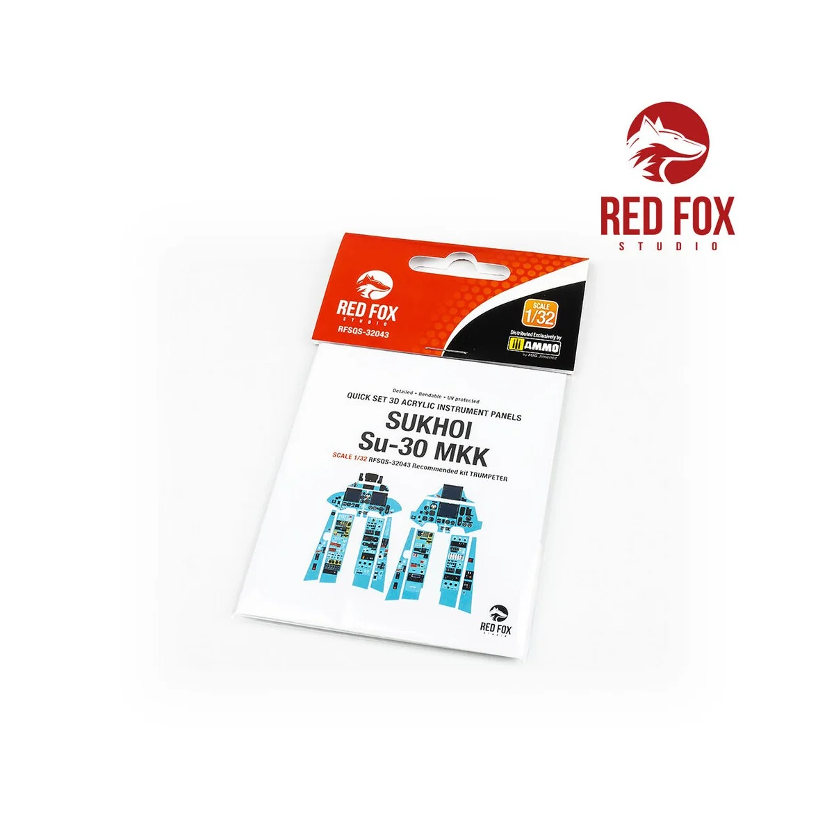 1/32 Sukhoi Su-30 MKK Flanker G (for Trumpeter kit), 1/32 - Red Fox...