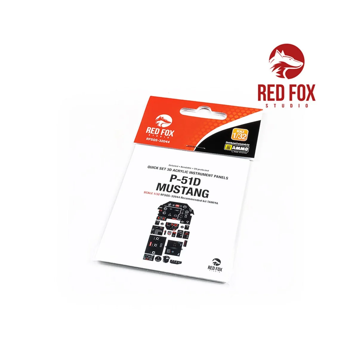 1/32 P-51D Mustang (for Tamiya kit), 1/32 - Red Fox Studio RFSQS-32044