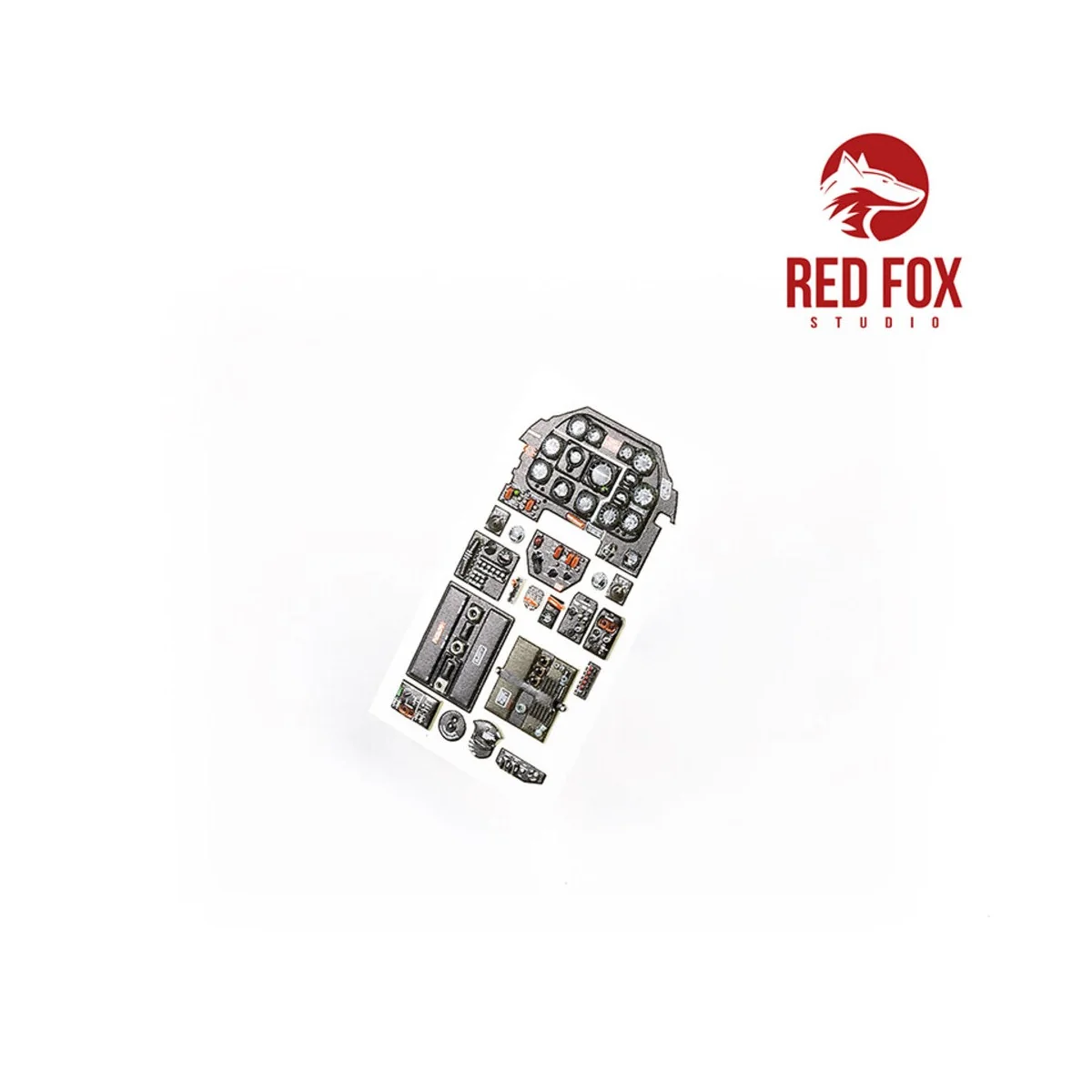 1/32 P-51D Mustang (for Tamiya kit) - Red Fox Studio RFSQS-32044