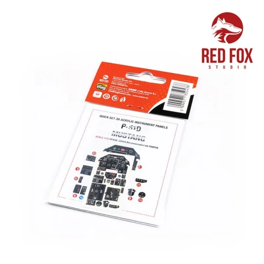 1/32 P-51D Mustang (for Tamiya kit), 1/32 - Red Fox Studio RFSQS-32044