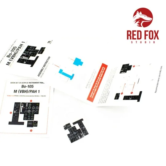 1/32 Bo 105M (VBH) (ofr Revell / Italeri Kit) - Red Fox Studio RFSQ...