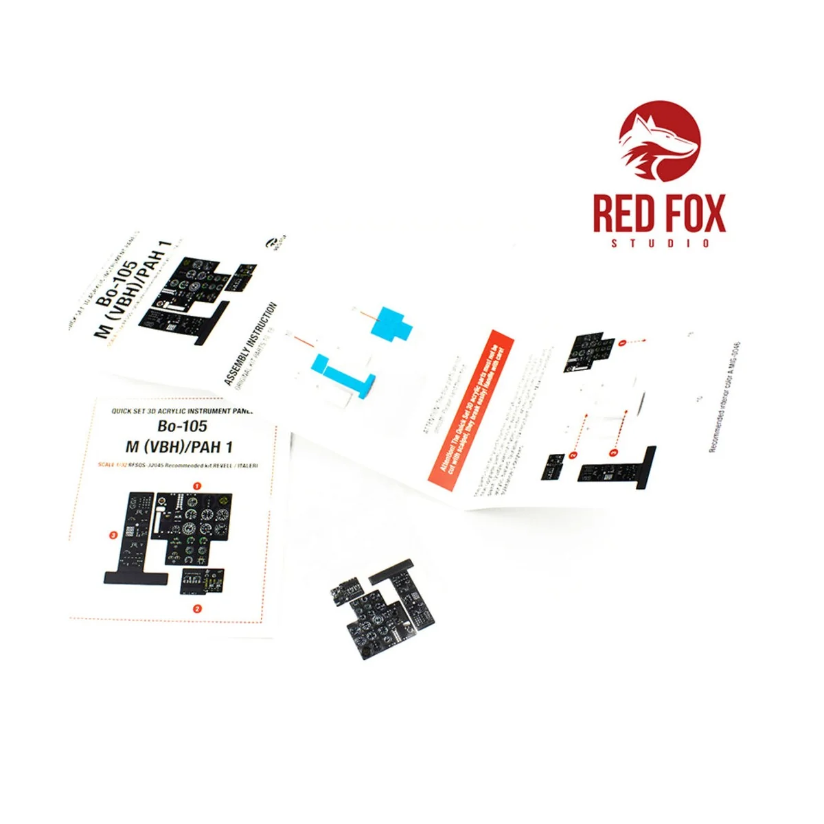 1/32 Bo 105M (VBH) (ofr Revell / Italeri Kit) - Red Fox Studio RFSQ...