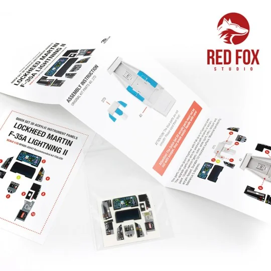 1/32 F-35A Lightning II (for Italeri/Academy kit), 1/32 - Red Fox S...