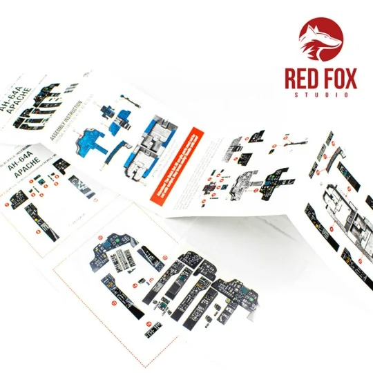 1/32 AH-64A Apache (for Revell Kit), 1/32 - Red Fox Studio RFSQS-32048