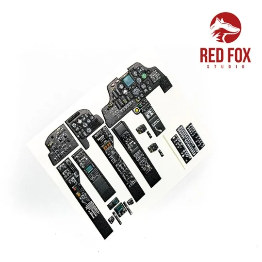 1/32 AH-64A Apache (for Revell Kit) - Red Fox Studio RFSQS-32048