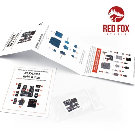 1/32 Nakajima Ki44-II Tojo (for Hasegawa kit), 1/32 - Red Fox Studi...
