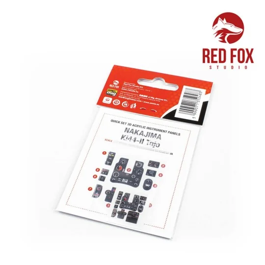 1/32 Nakajima Ki44-II Tojo (for Hasegawa kit), 1/32 - Red Fox Studi...
