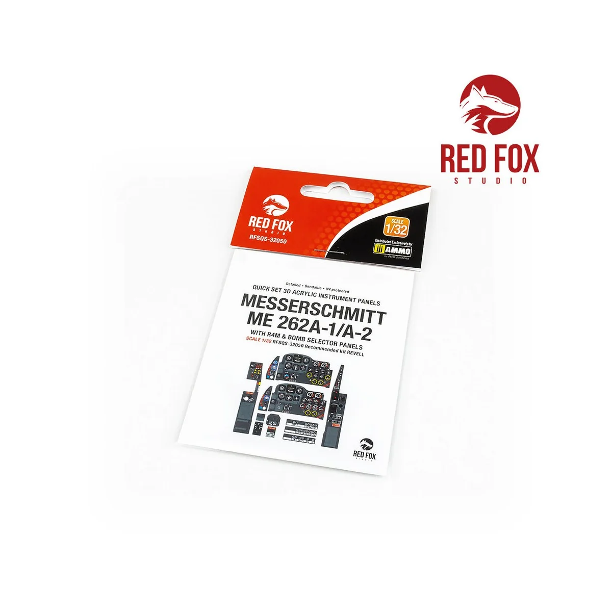 1/32 Messerschmitt Me 262A-1/A-2 with R4M & Bomb selector (for Reve...