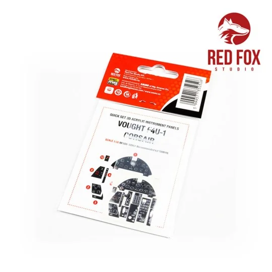 1/32 Vought F4U-1 Corsair (for Tamiya kit) - Red Fox Studio RFSQS-3...