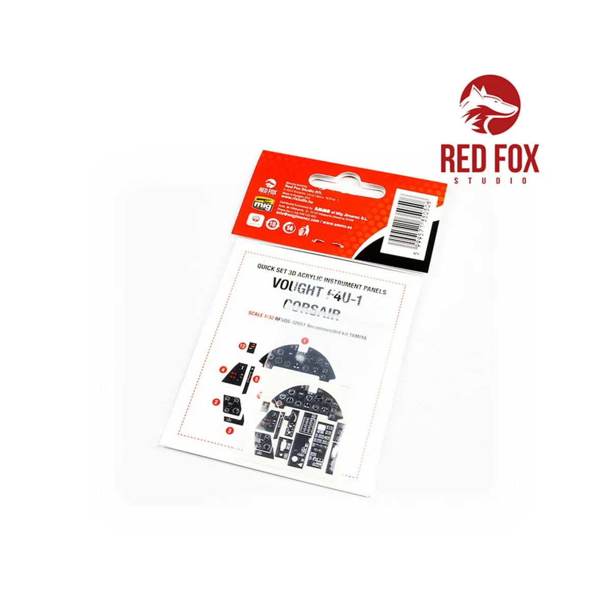 1/32 Vought F4U-1 Corsair (for Tamiya kit), 1/32 - Red Fox Studio R...