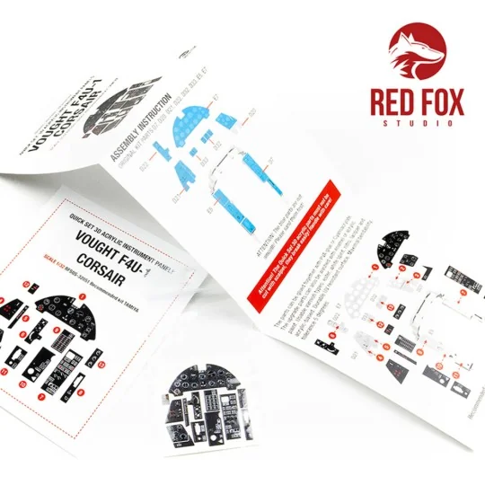 1/32 Vought F4U-1 Corsair (for Tamiya kit), 1/32 - Red Fox Studio R...