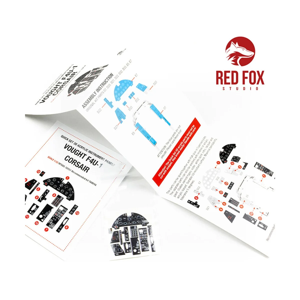 1/32 Vought F4U-1 Corsair (for Tamiya kit), 1/32 - Red Fox Studio R...