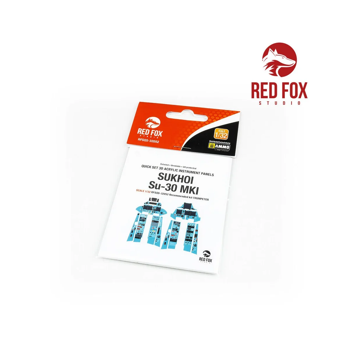 1/32 Su-30 MKI Flanker G (for Trumpeter kit), 1/32 - Red Fox Studio...
